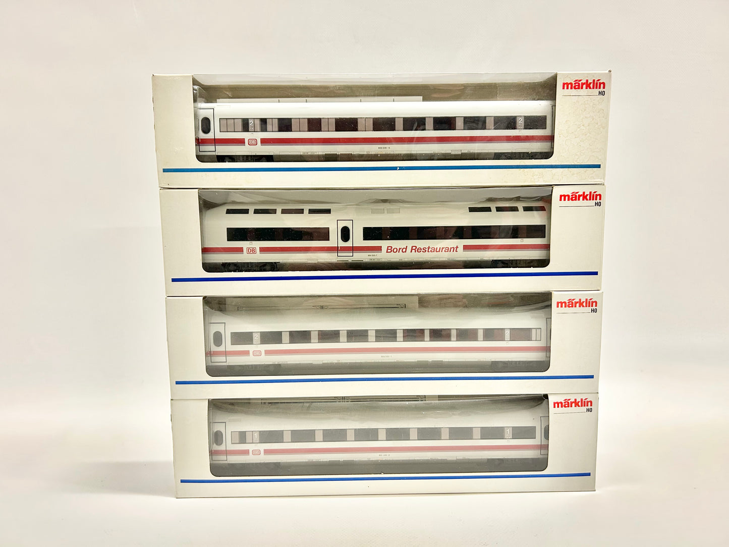 Märklin 4370 4371 4372 4373, ICE Schnellzugwagen Konvolut, H0, OVP, TOP