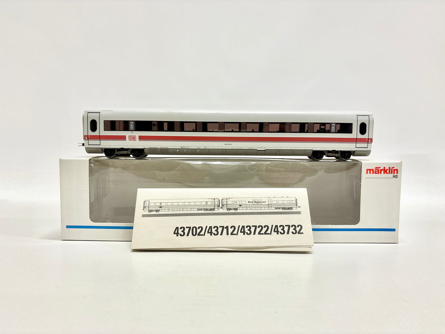 Märklin 43722 ICE Großraumwagen Personenwagen DB AC H0