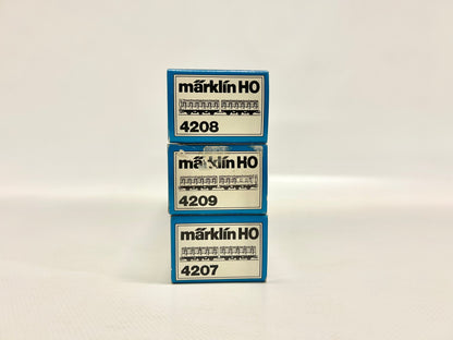 Märklin 4207 4208 4209 Preußische Personenwagen, Abteilwagen, H0, OVP, TOP