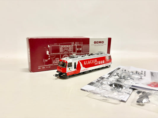 Bemo 1459161 Digital + Sound E-Lok  Ge 4/4 651 "Glacier on Tour" AC H0