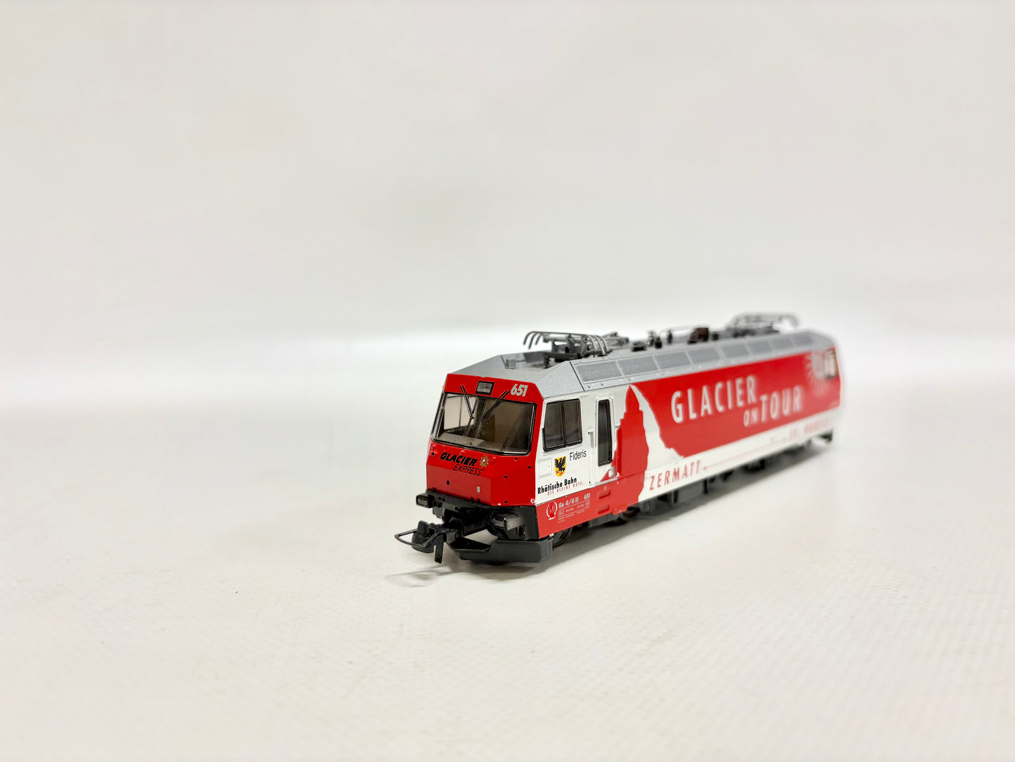 Bemo 1459161 Digital + Sound E-Lok  Ge 4/4 651 "Glacier on Tour" AC H0