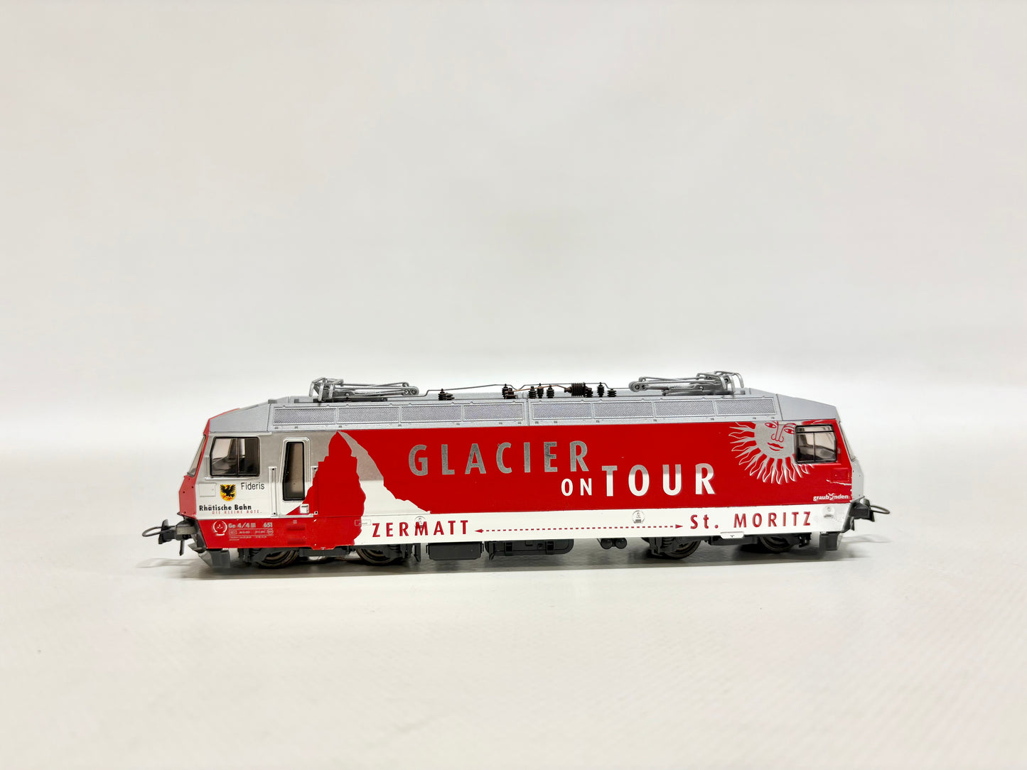 Bemo 1459161 Digital + Sound E-Lok  Ge 4/4 651 "Glacier on Tour" AC H0