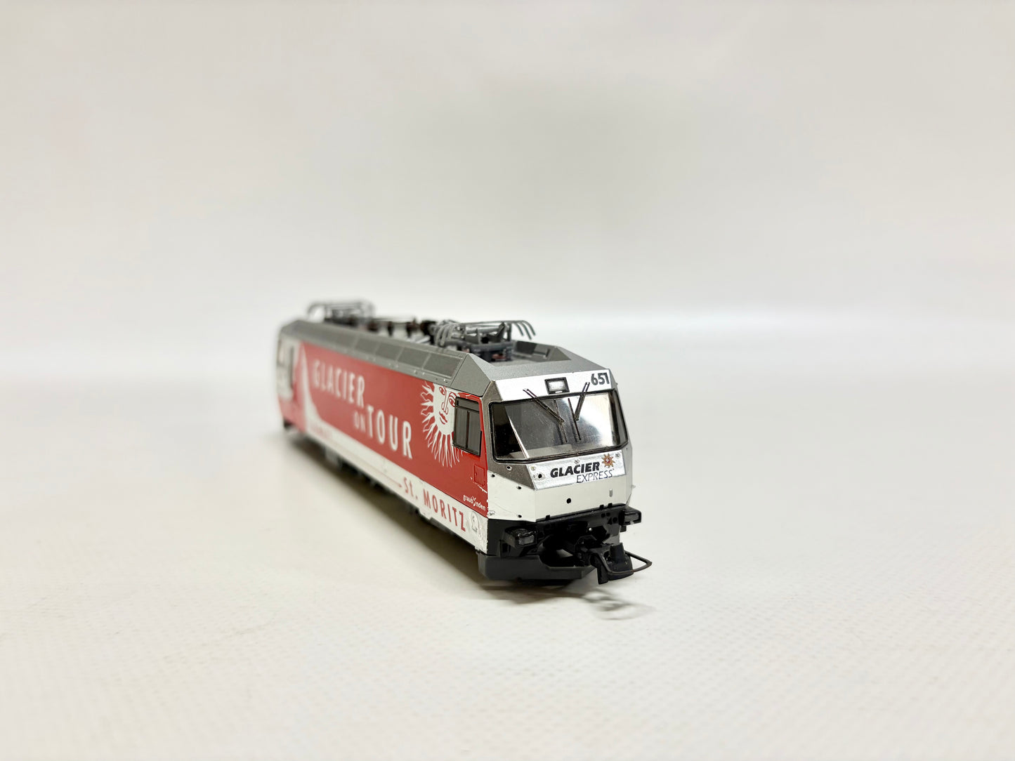 Bemo 1459161 Digital + Sound E-Lok  Ge 4/4 651 "Glacier on Tour" AC H0