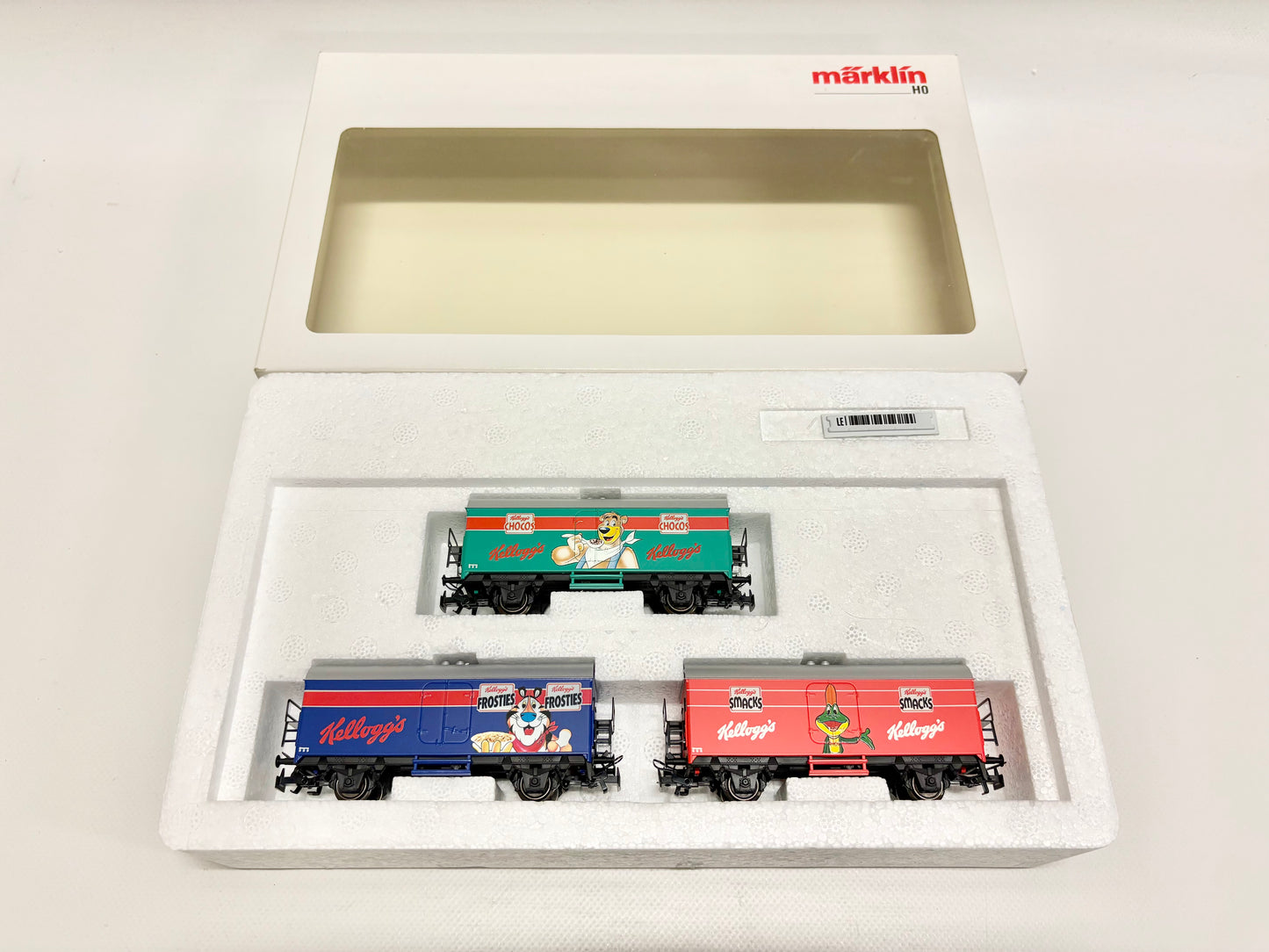 Märklin 94030 Wagen-Set "Kelloggs" Kühlwagen DB AC H0