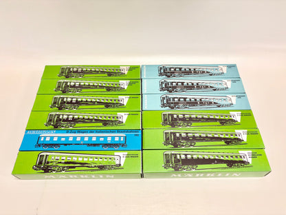 Märklin 00796 Wagen-Set Tin-Plate-Display Personenwagen DB ÖBB FS AC H0