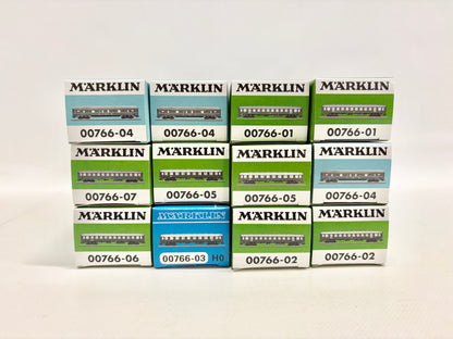 Märklin 00796 Wagen-Set Tin-Plate-Display Personenwagen DB ÖBB FS AC H0