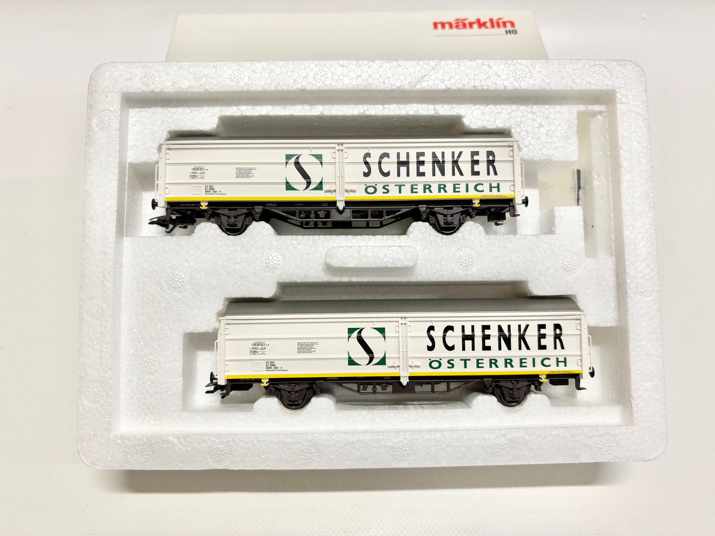 Märklin 47348 Wagen-Set Doppel-Schiebewandwagen ÖBB AC H0