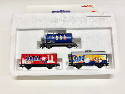 Märklin 94161 Wagen-Set Güterwagen "Henkel" DB AC H0