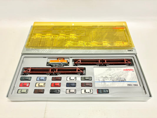 Märklin 2663 Digital Zugpackung Autotransport Volkswagenwerk AC H0