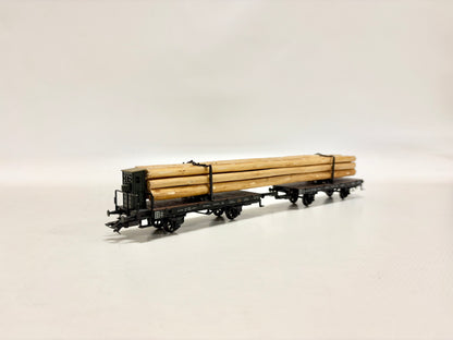 Märklin Güterwagen Langholzwagen K.W.St.E. AC H0