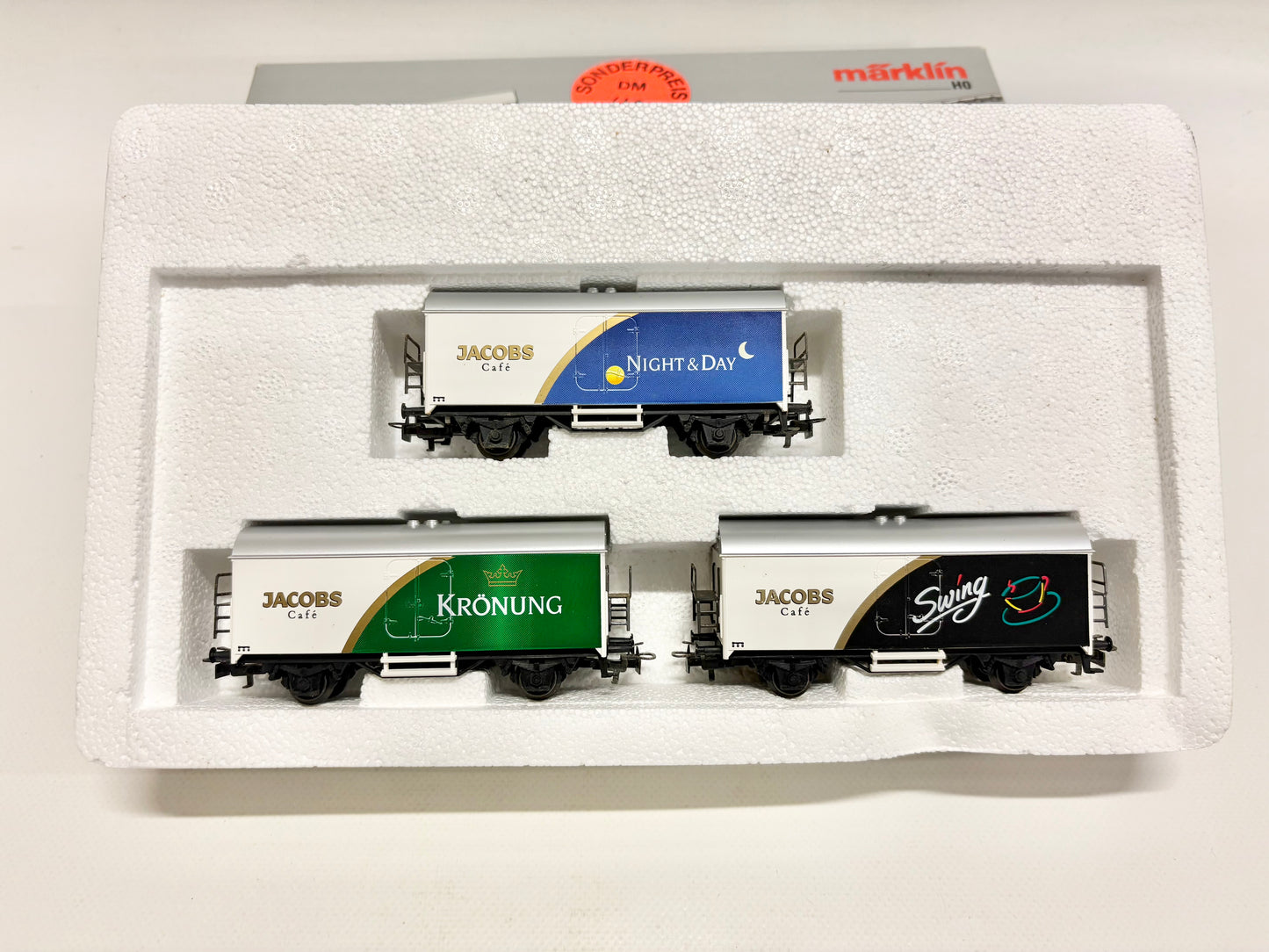 Märklin 84420 Wagen-Set Jacobs-Cafe Kühlwagen DB AC H0