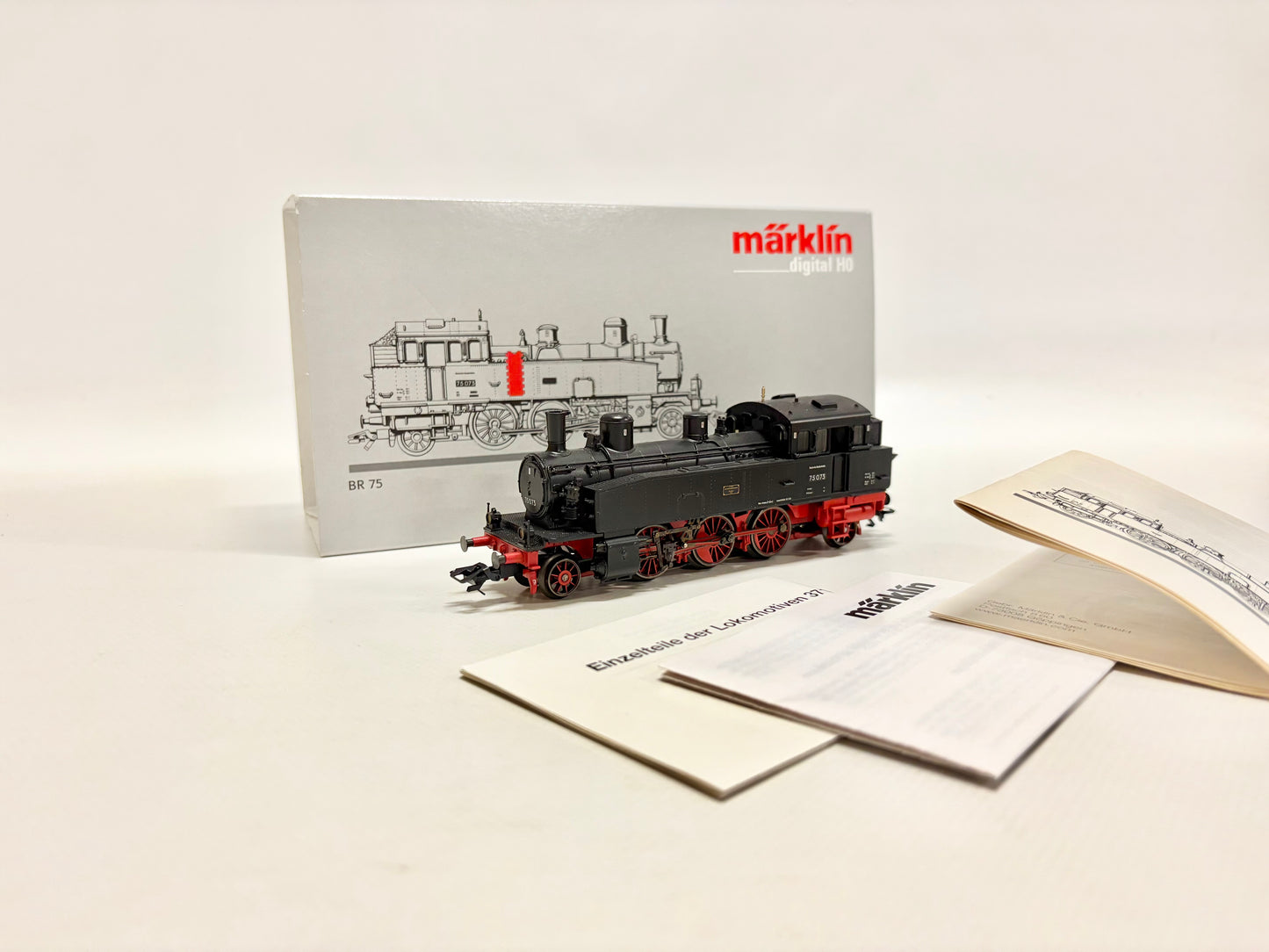 Märklin 37132 Digital Dampflok Br 75 073 DB AC H0
