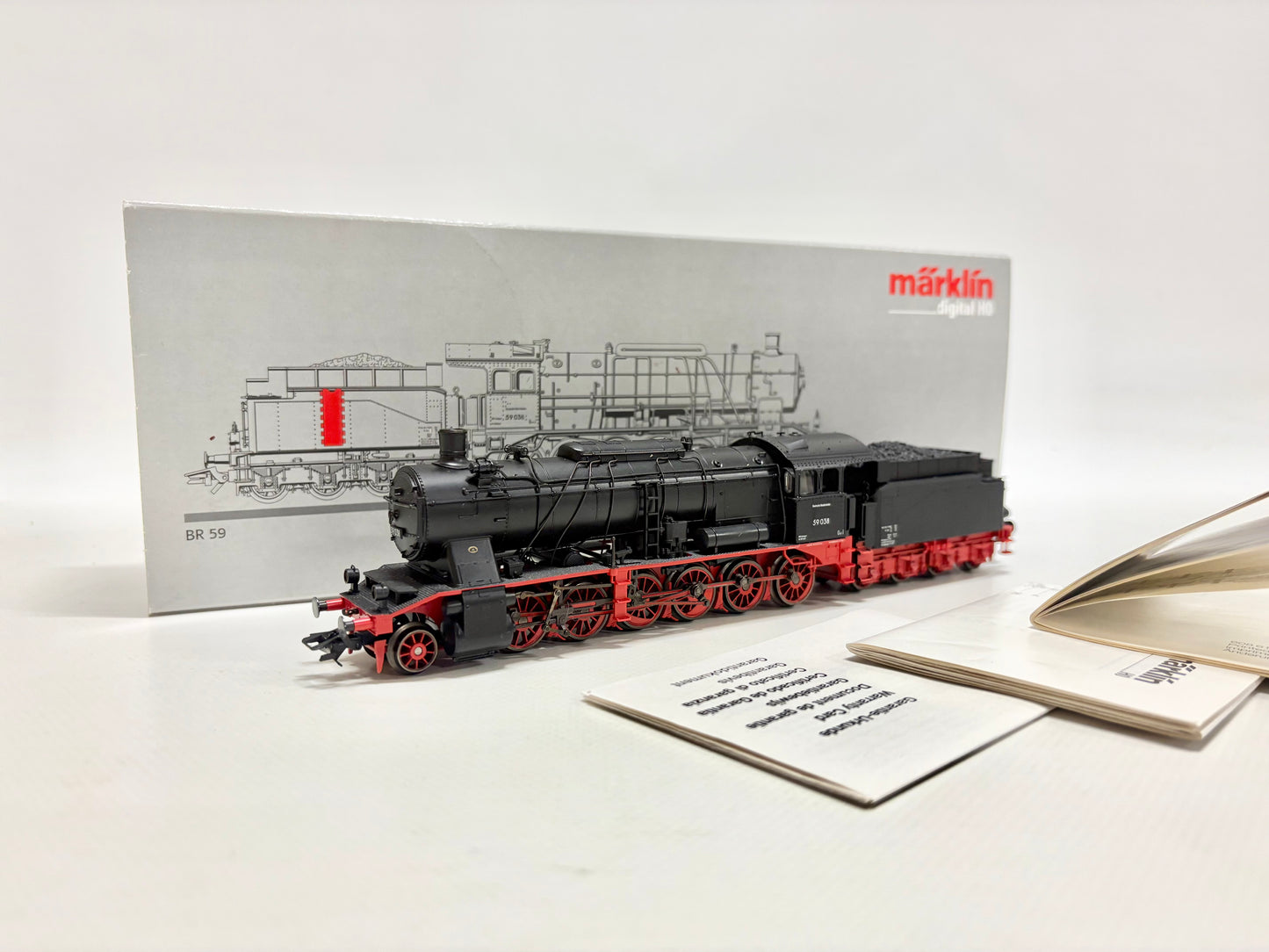 Märklin 37058 Mfx-Digital-Umbau Dampflok Br 59 038 DB AC H0