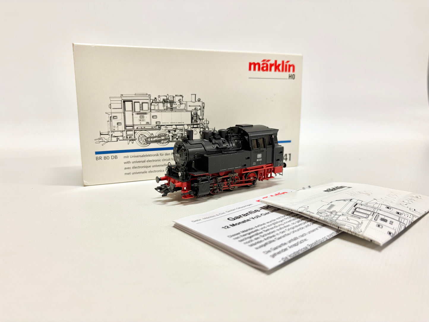 Märklin 33041 Digital Dampflok Br 80 031 DB AC H0