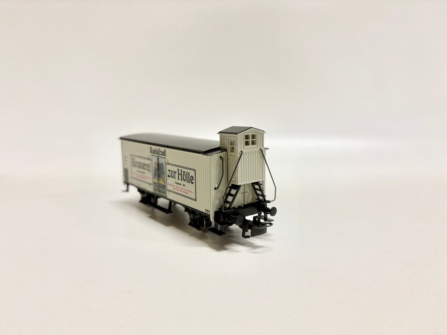 Märklin 84680 SoMo Gedeckter Güterwagen mit Bremserhaus Brauerei zur Hölle Radolfzell DR AC H0