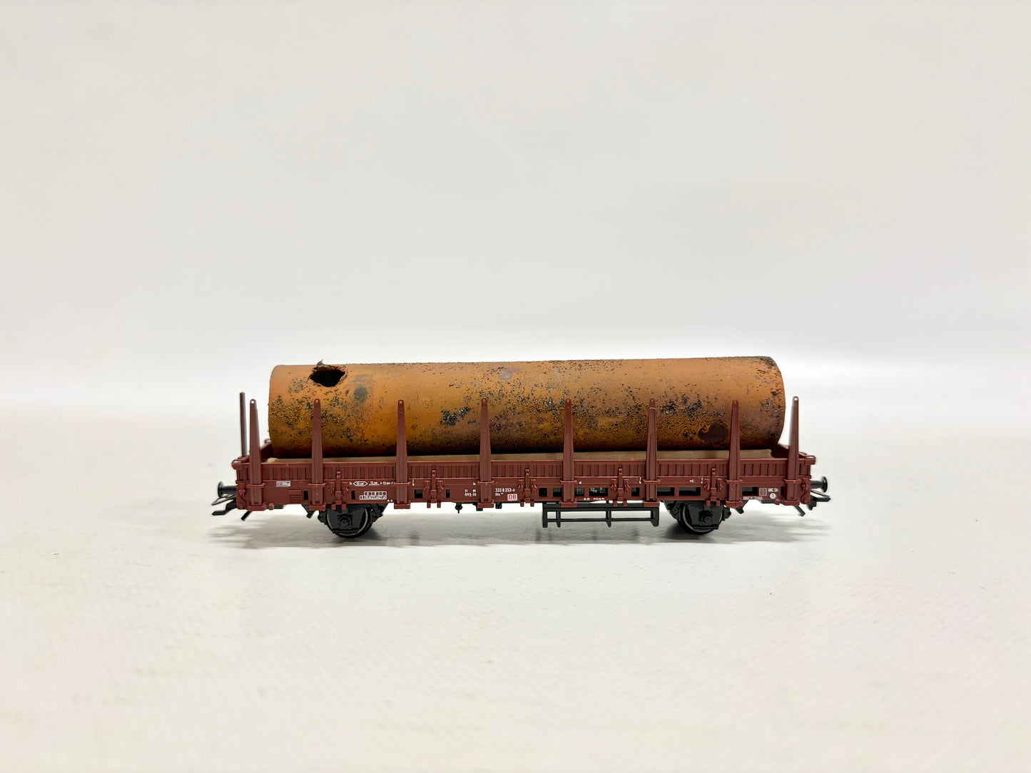 Märklin Güterwagen Rungenwagen mit Ladung DB AC H0