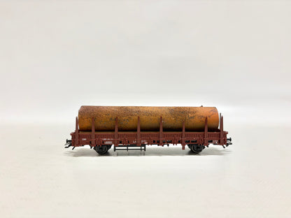 Märklin Güterwagen Rungenwagen mit Ladung DB AC H0