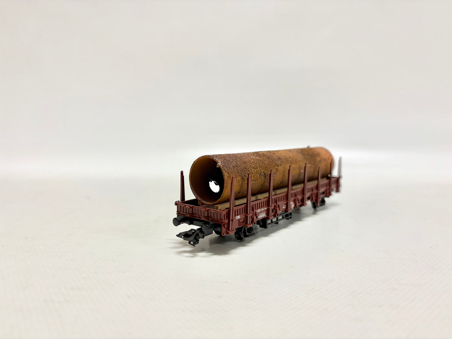 Märklin Güterwagen Rungenwagen mit Ladung DB AC H0