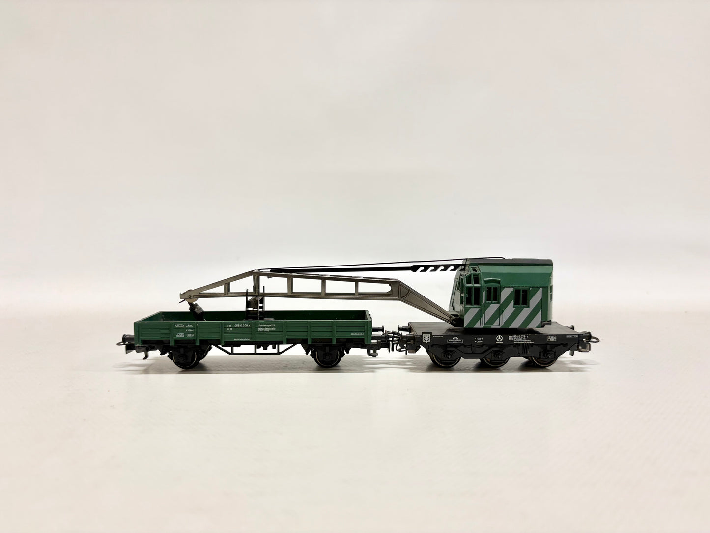 Märklin 4611 Güterwagen Kranwagen DB AC H0