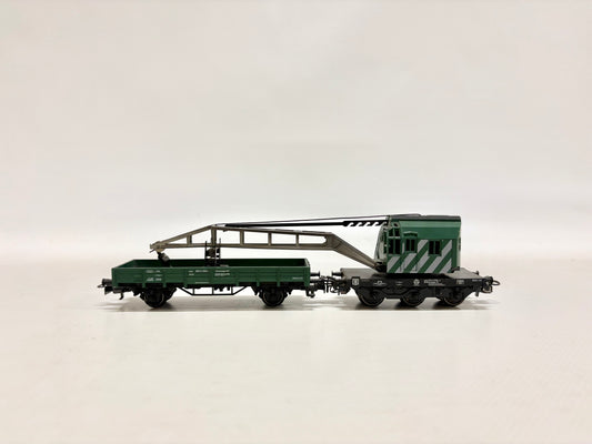 Märklin 4611 Güterwagen Kranwagen DB AC H0