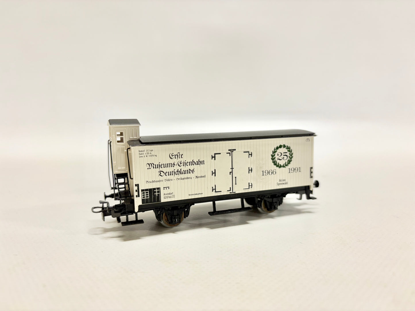 Märklin 4680 SoMo Güterwagen mit Bremserhaus "Erste Museumsbahn Deutschlands" AC H0