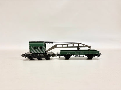 Märklin 4611 Güterwagen Kranwagen DB AC H0