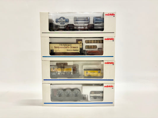 Märklin 4x Museumswagen 1994 1995 1997 2001 Güterwagen AC H0