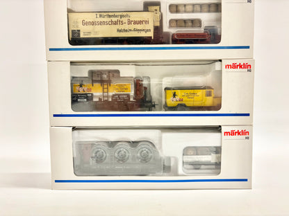 Märklin 4x Museumswagen 1994 1995 1997 2001 Güterwagen AC H0