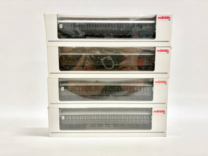 Märklin 43100 43110 43119 4x Abteilwagen Personenwagen DB AC H0