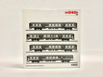 Märklin 43542 Wagen-Set Nahverkehrszug Personenwagen SNCB/NMBS AC H0