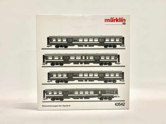 Märklin 43542 Wagen-Set Nahverkehrszug Personenwagen SNCB/NMBS AC H0
