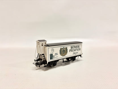 Märklin SoMo Römer Pilsener Gedeckter Güterwagen mit Bremserhaus AC H0