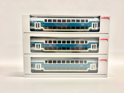 Märklin 43474 Wagen-Set Doppelstockwagen ALEX Personenwagen AC H0
