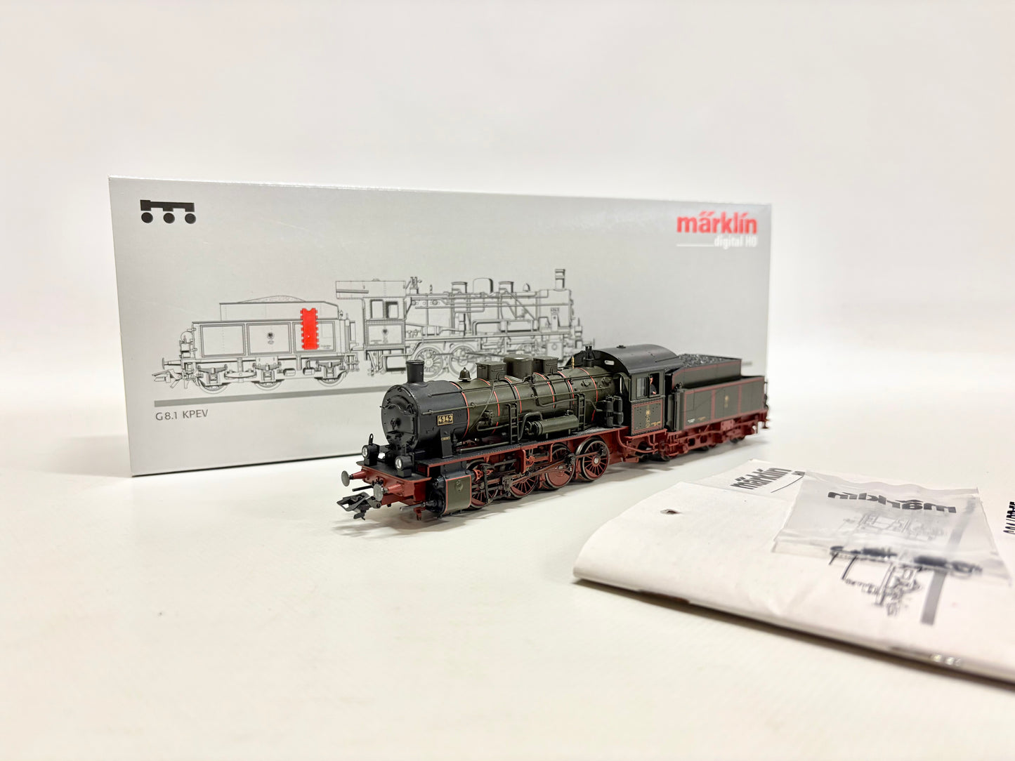 Märklin 37551 Digital Dampflok G8 K.P.E.V. AC H0