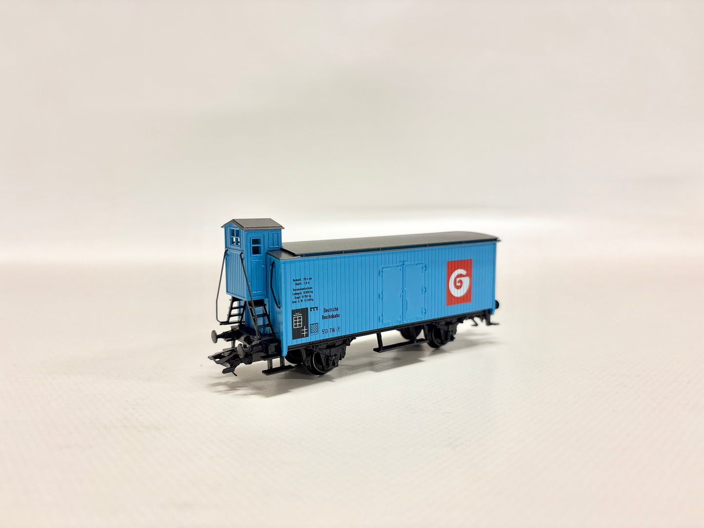 Märklin SoMo Gütermann Gedeckter Güterwagen AC H0