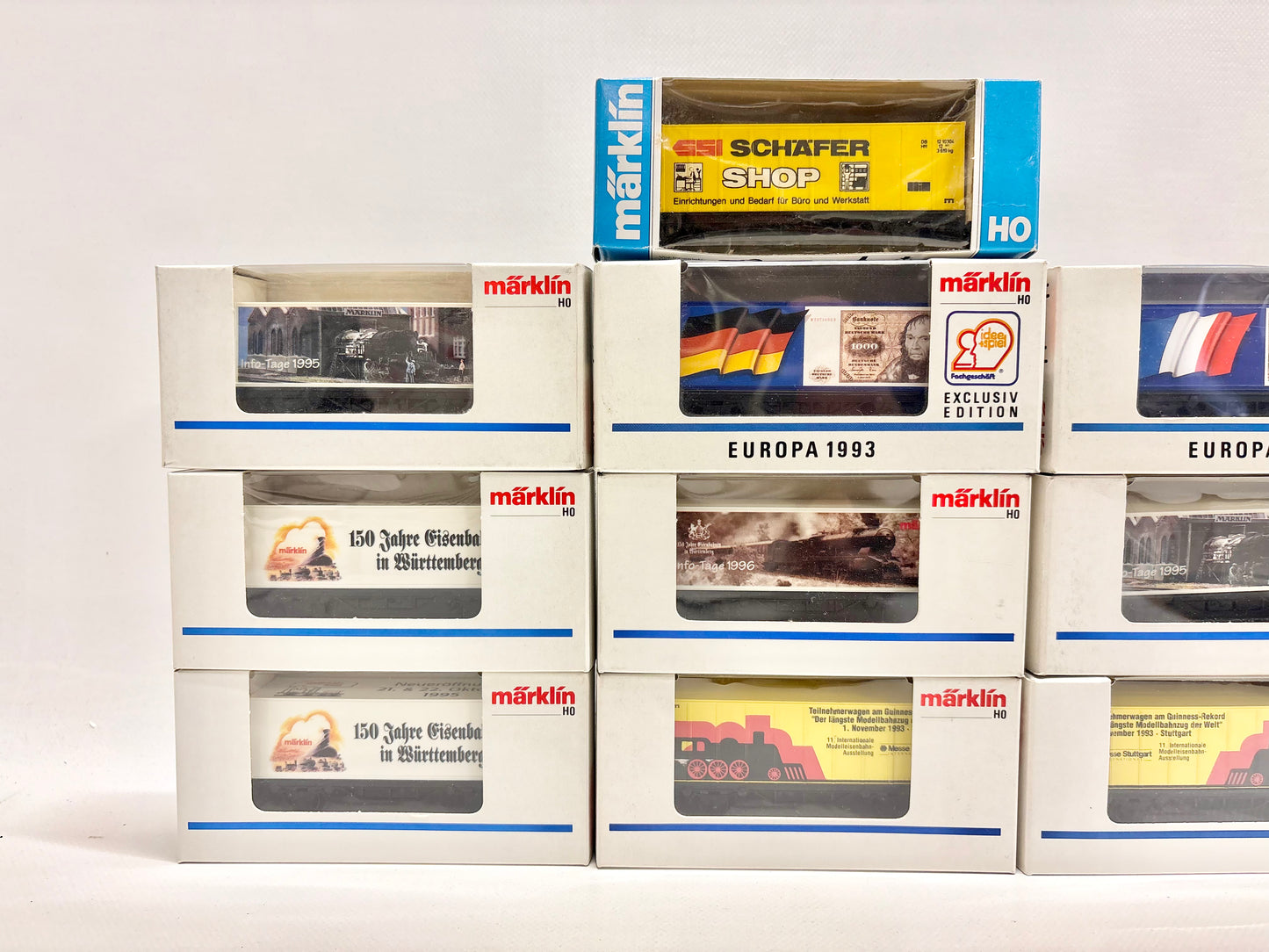 Märklin 10x Containerwagen Güterwagen Konvolut DB AC H0