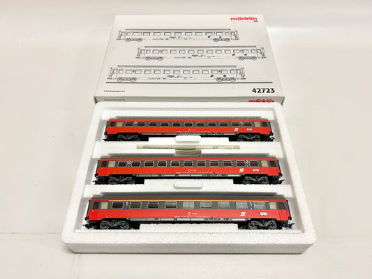 Märklin 42723 Wagen-Set Personenwagen Schnellzugwagen ÖBB AC H0