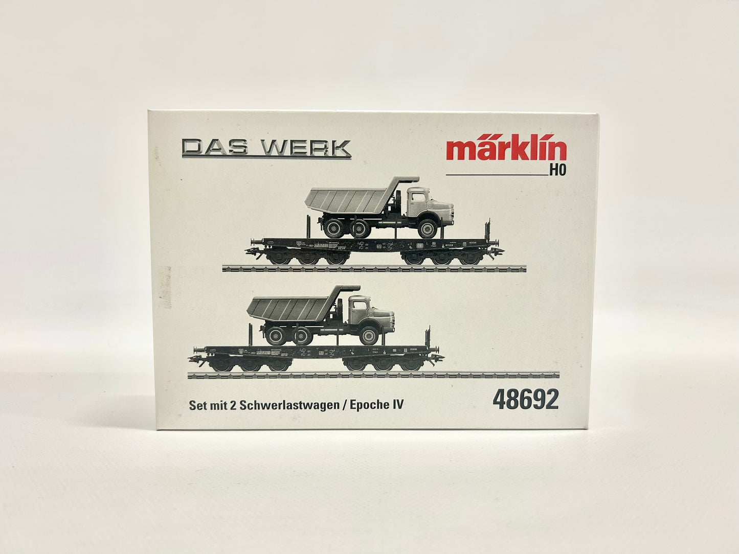 Märklin 48692 Wagen-Set mit 2 Schwerlastwagen "Das Werk" H0