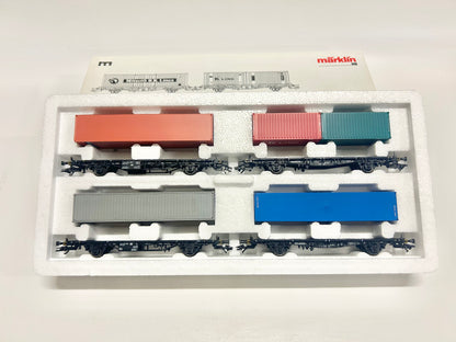 Märklin 4515 Wagen-Set Containerwagen Güterwagen H0