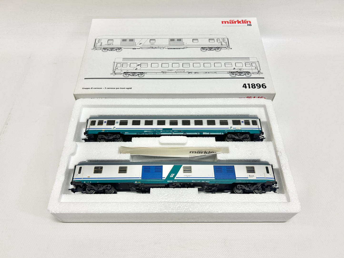 Märklin 41896 Wagen-Set Italienische Personenwagen FS AC H0