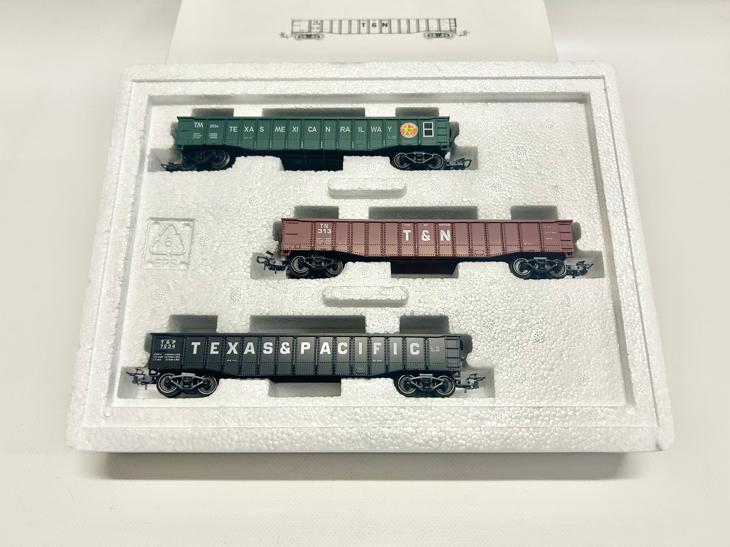 Märklin 4583 Wagen-Set Texas USA Güterwagen H0