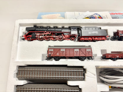 Märklin 29625 Digital Startpackung Dampflok Br 41 mit Güterzug DB AC H0