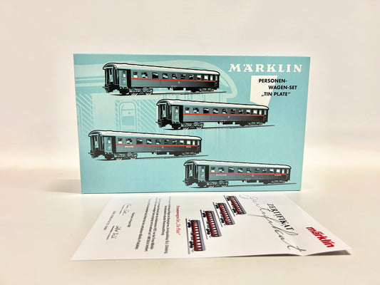 Märklin 41921 Wagen-Set Personenwagen "Tin-Plate" SJ AC H0