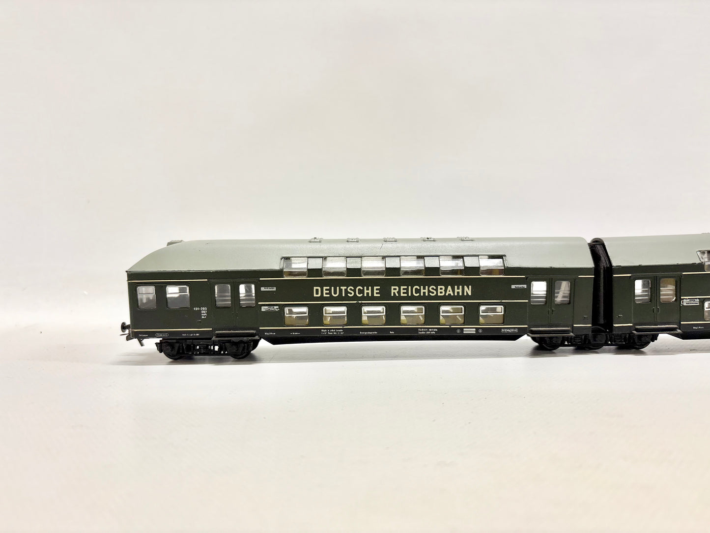 Schicht DDR Doppelstockwagen DR DC H0