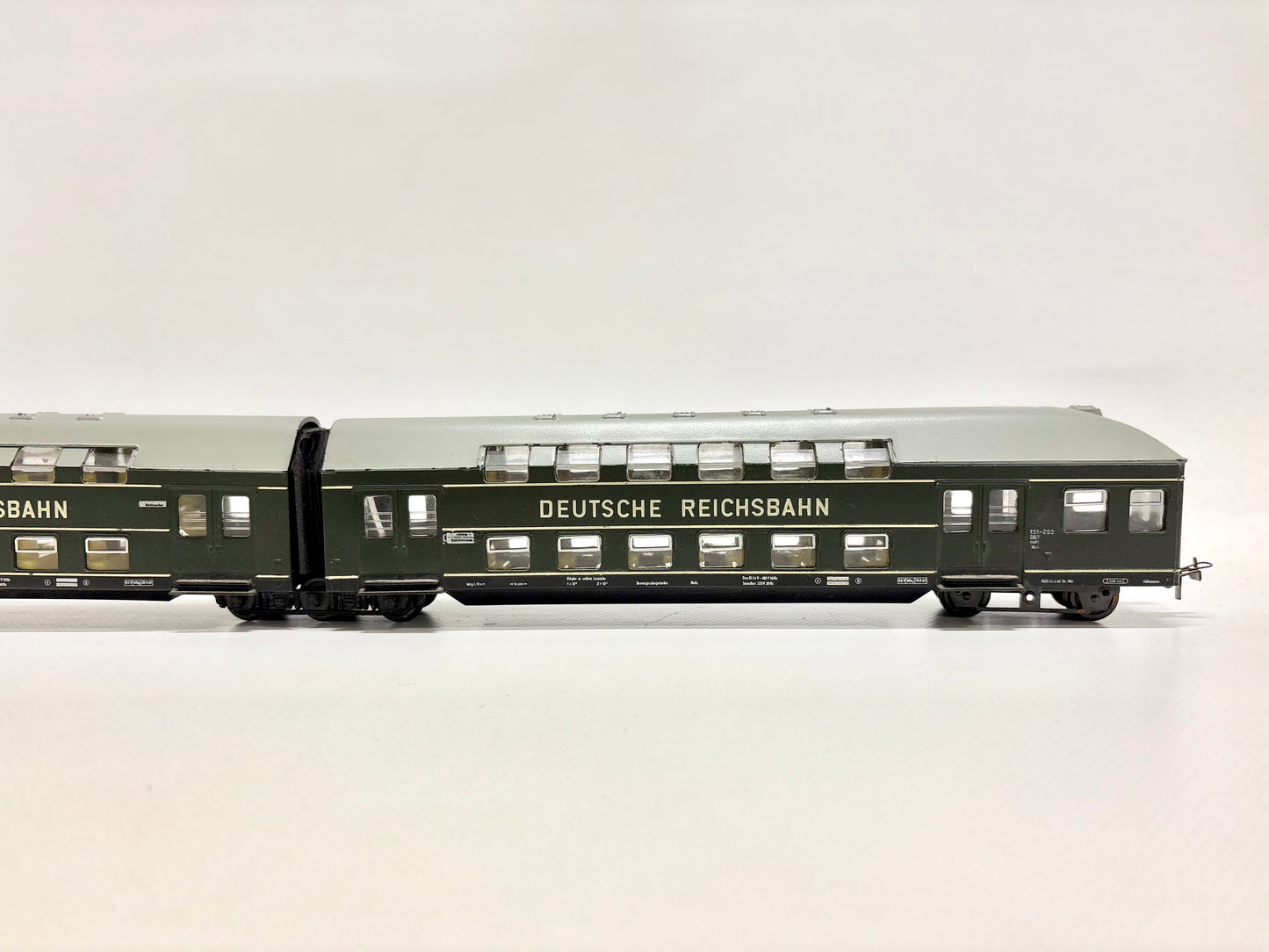 Schicht DDR Doppelstockwagen DR DC H0