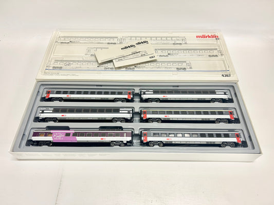 Märklin 4367 Wagen-Set SBB EuroCity Personenwagen H0
