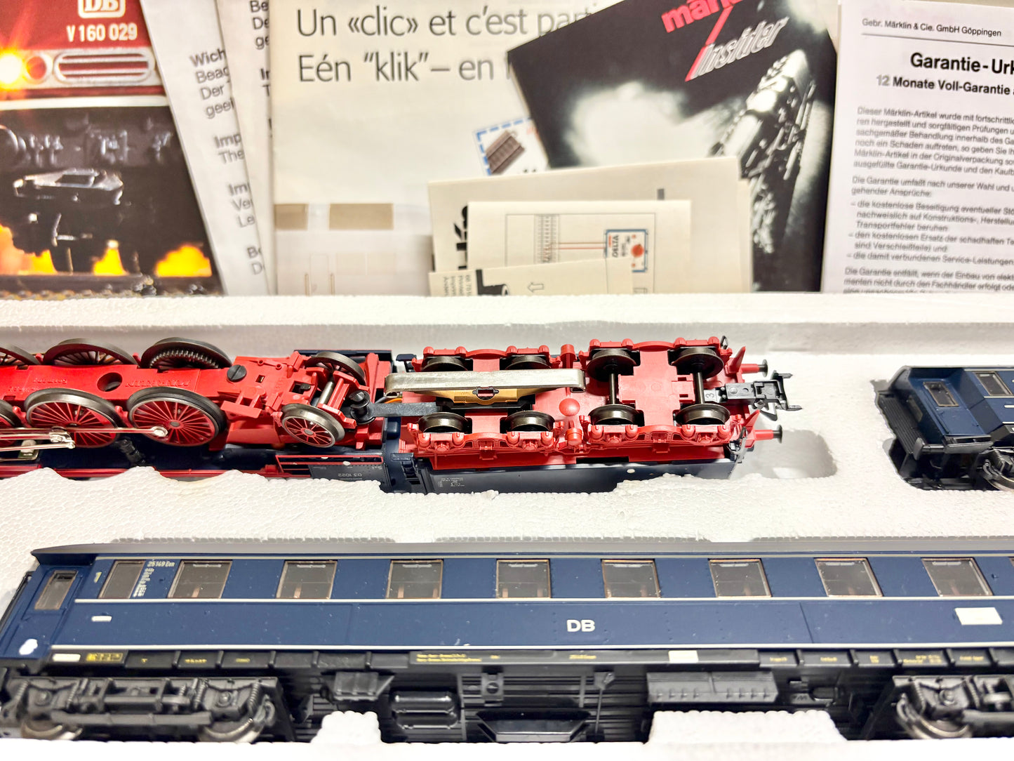 Märklin 29845 Digital Startpackung Dampflok Br 03 + Diesellok Br 216 DB AC H0