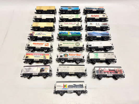 Märklin 22x Kühlwagen Werbewagen DB AC H0