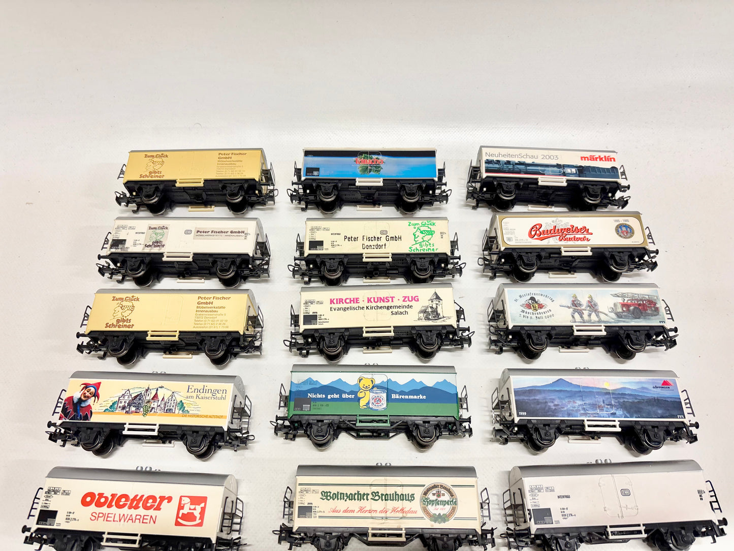 Märklin 22x Kühlwagen Werbewagen DB AC H0