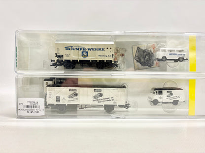 Trix 24007 & 24043 Museumswagen 2006 & 2004 Güterwagen DC H0
